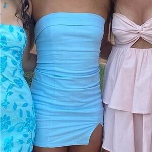 Strapless that’s so fetch dress